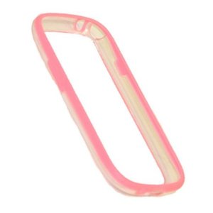 CUSTODIA BUMPER GEL TPU SILICONE SEMI-RIGIDO per SAMSUNG I8190 GALAXY S3 MINI, I8200 GALAXY S3 MINI VE COLORE ROSA