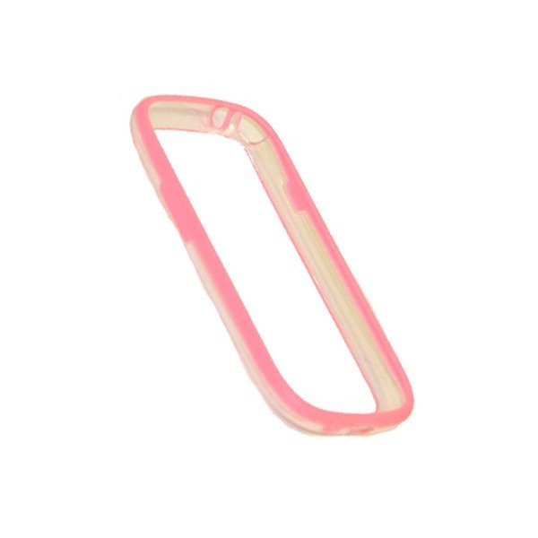 CUSTODIA BUMPER GEL TPU SILICONE SEMI-RIGIDO per SAMSUNG I8190 GALAXY S3 MINI, I8200 GALAXY S3 MINI VE COLORE ROSA